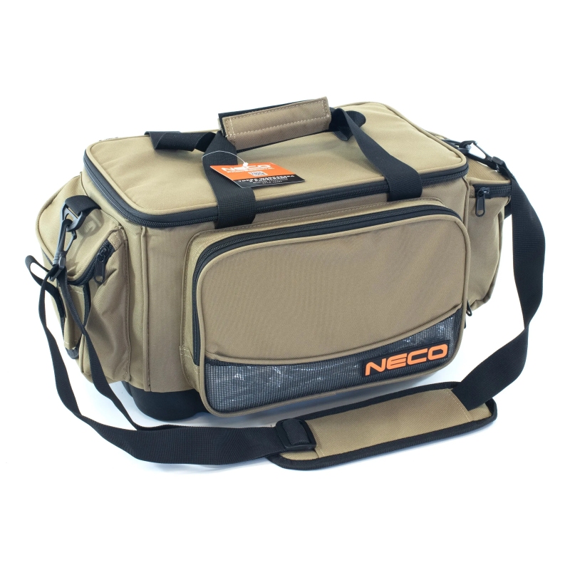 Torba wędkarska neco z 4 pudełkami 37x22x25cm
