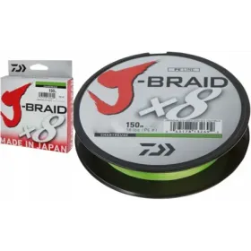 DAIWA PLECIONKA J-BRAID X8 0,18MM 150M ZIELONA