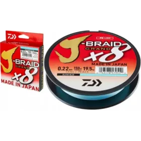 DAIWA PLECIONKA J-BRAID X8E 0,06MM 135M NIEBIESKA