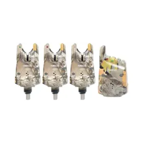 Zestaw sygnalizatorów brań z centralka Neco C103 camo 3+1