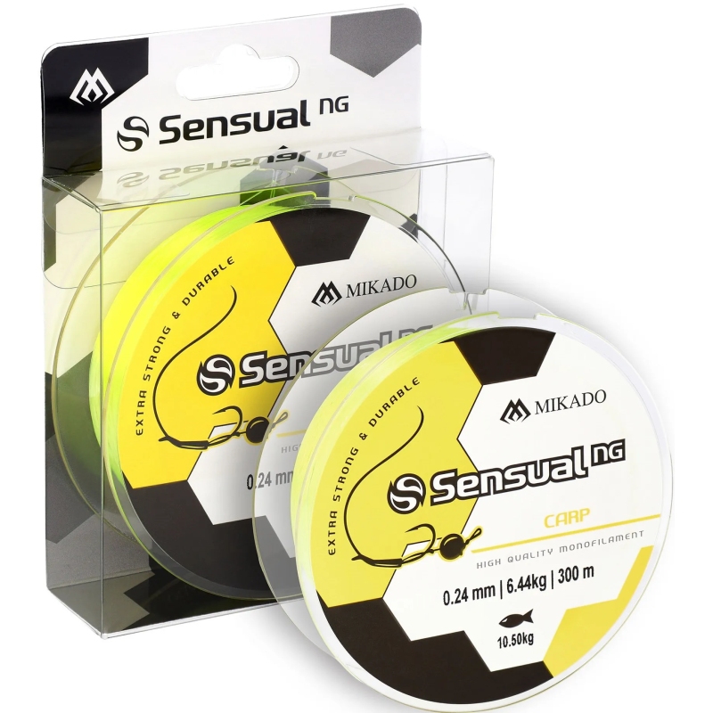 MIKADO ŻYŁKA SENSUAL N.G. CARP 0.28MM/300M ŻÓŁTA