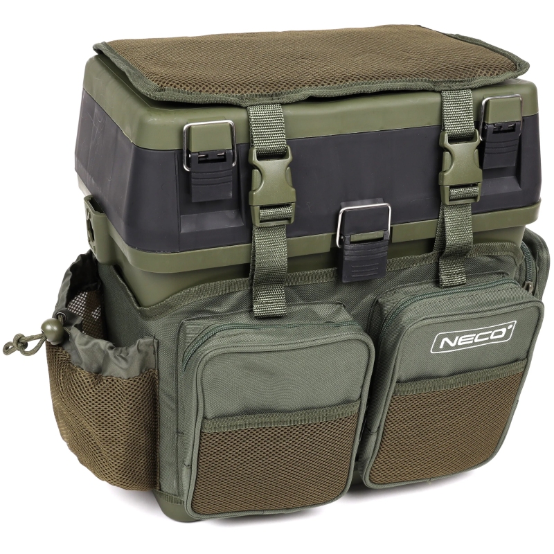 ZESTAW SKRZYNKA-SIEDZISKO-PLECAK WĘDKARSKI