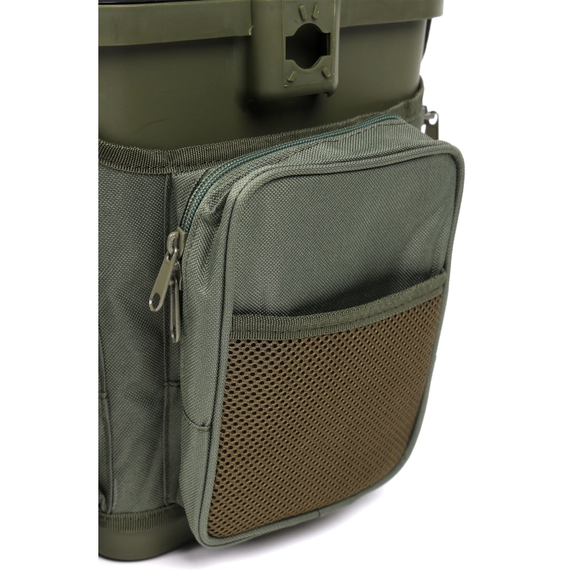 ZESTAW SKRZYNKA-SIEDZISKO-PLECAK WĘDKARSKI