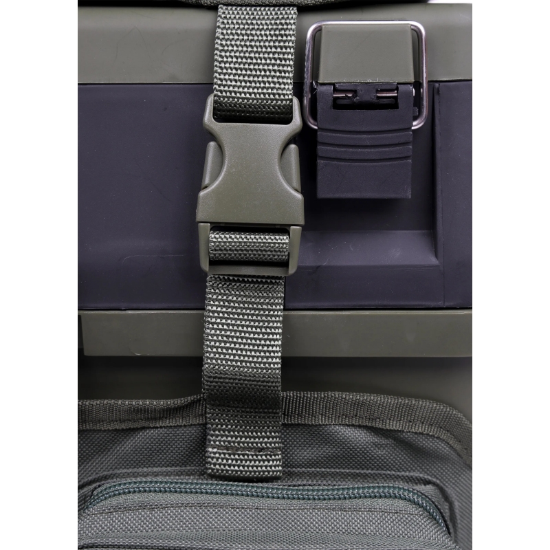 ZESTAW SKRZYNKA-SIEDZISKO-PLECAK WĘDKARSKI