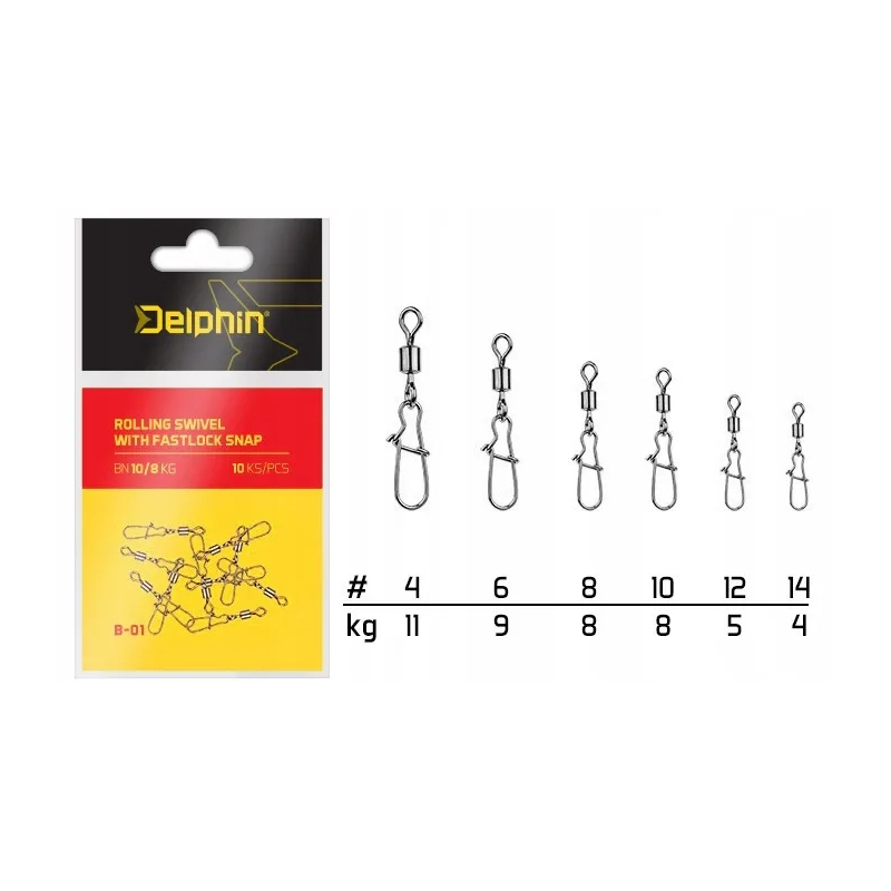 Krętlik z agrafką B-01