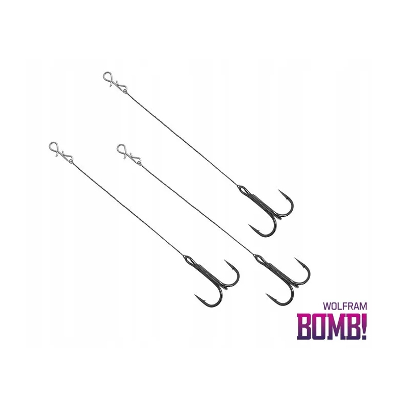 Delphin BOMB! Przypon Twisto RIGS Wolfram 8 cm