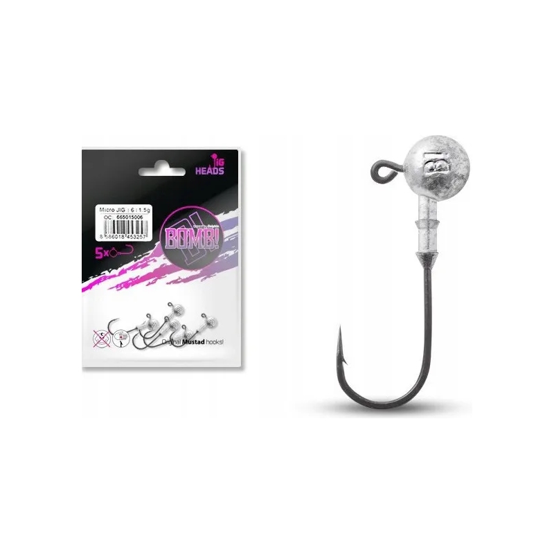 Delphin główka Jigowa kołnierz 25g 6/0 5szt.