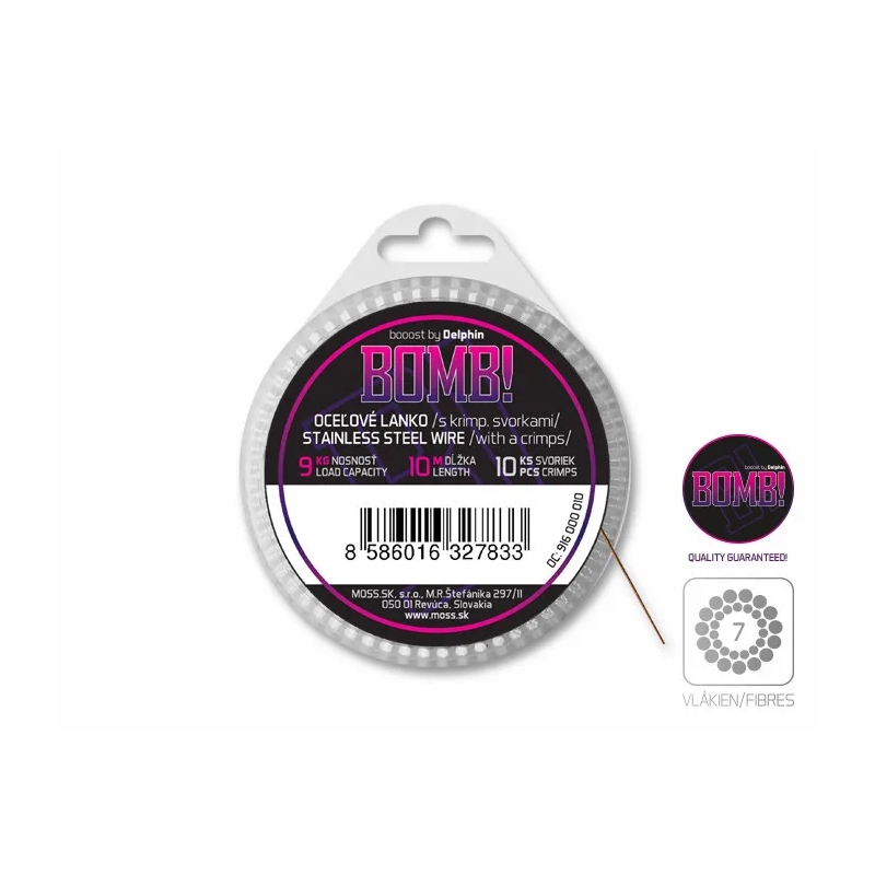 Stalka BOMB! zaciskane cybanty - 14kg