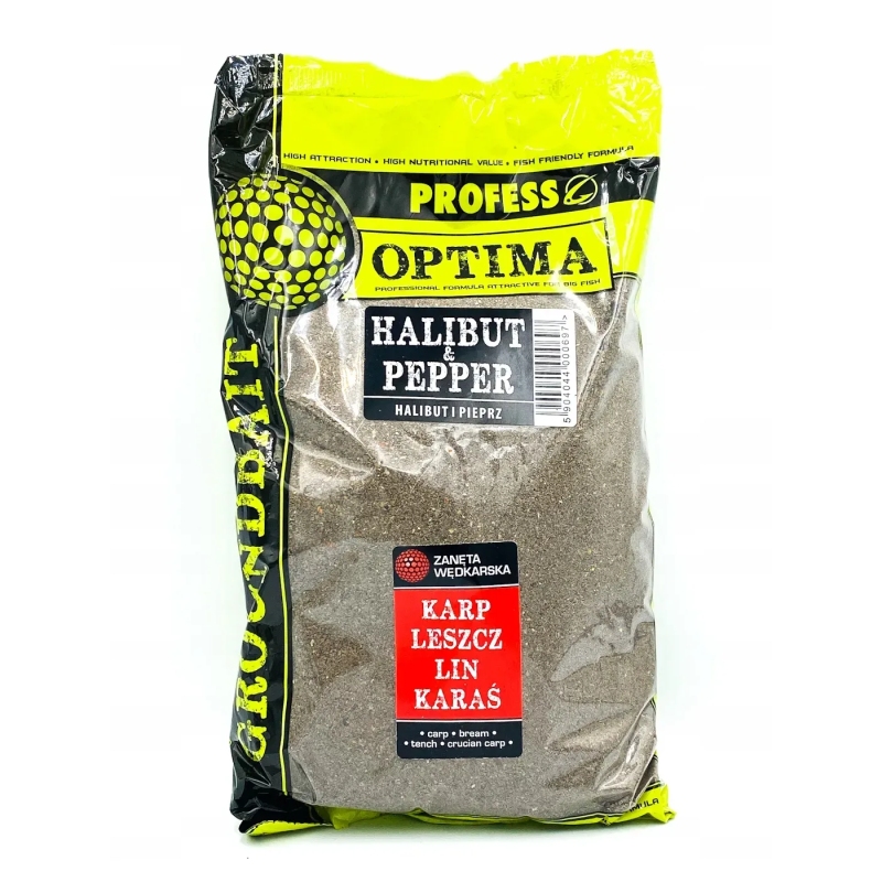 Zanęta wędkarska OPTIMA HALIBUT PIEPRZ 1kg