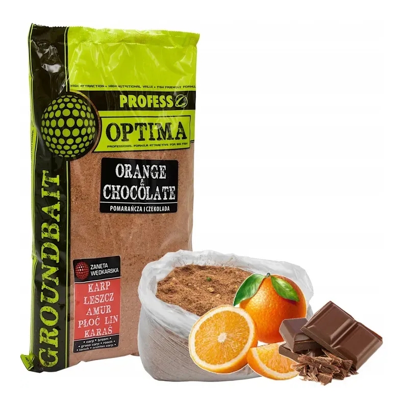 Zanęta wędkarska Profess OPTIMA  Orange Chocolate 1 kg