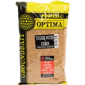 Zanęta wędkarska PROFESS OPTIMA orzech tygrysi kukurydza 1kg