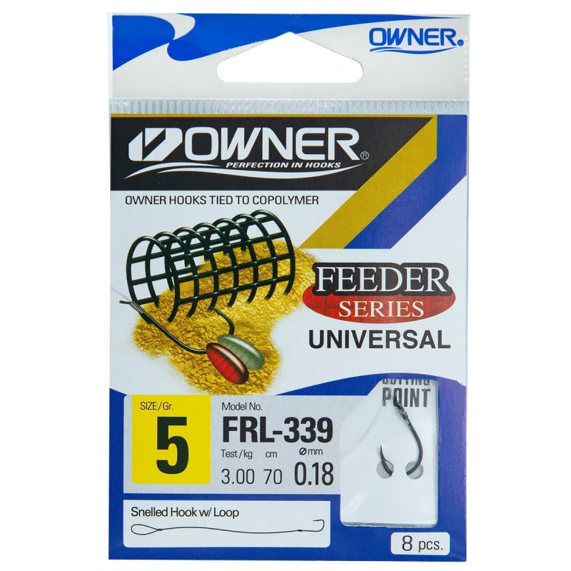 Haczyki OWNER Chinu nr 7 z przyponem 0,16mm