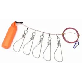 Zestaw agrafek do zapinania ryb na lince kukan 4m