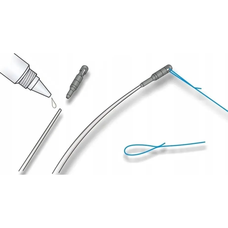 Łącznik zaczep stonfo do żyłki do bata topa 1,00mm