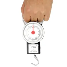 WAGA WĘDKARSKA ZEGAROWA Z MIARKĄ NECO