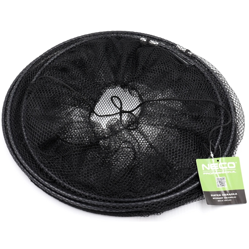 SIATKA WĘDKARSKA SADZYK 4 OBRĘCZE NA RYBY 40/100 NECO