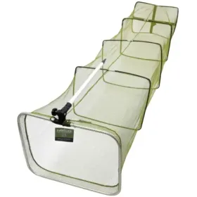 SIATKA WĘDKARSKA PROSTOKĄTNA SADZYK 3M 35x45CM SZTYCA 7 OBRĘCZ NECO