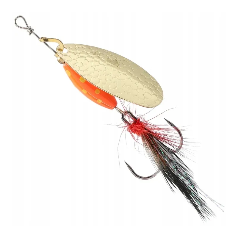 BŁYSTKA OBROTOWA MIKADO M-GRUB nr 3 ZŁOTA / RED TIGER 9g