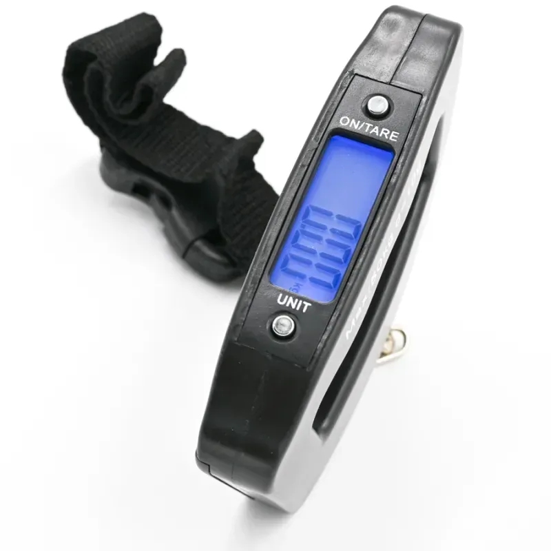 WAGA ELEKTRONICZNA WĘDKARSKA HAKOWA 50KG TAŚMA