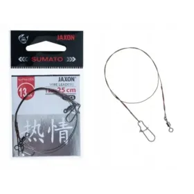 PRZYPONY STALOWE Jaxon SUMATO 20cm 9kg 2 szt