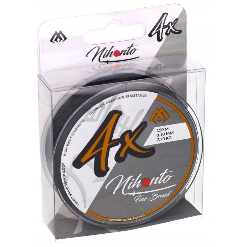 MIKADO PLECIONKA NIHONTO F. BRAID BLACK 0,08/150M