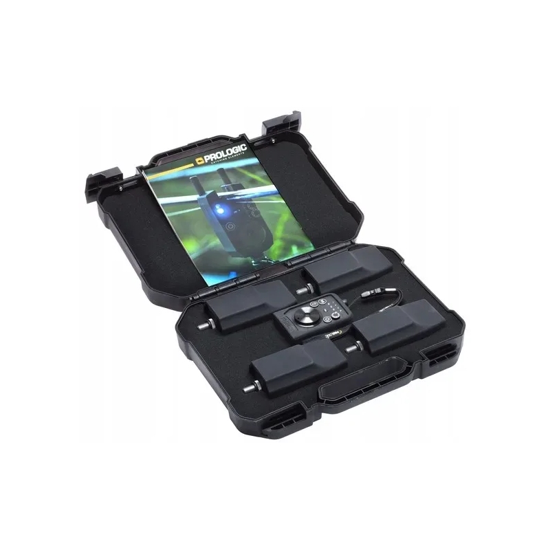 Zestaw sygnalizatorów brań z centralka Prologic R2L 4+1