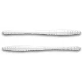 Libra Lures Dying Worm 7cm 001 White Kryl 1 szt.