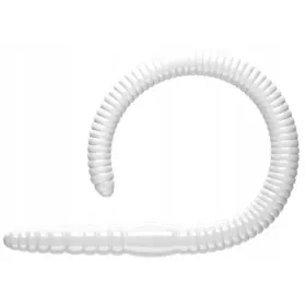 Libra Lures Flex Worm 9,5cm 001 White Bez Zapachu 1szt