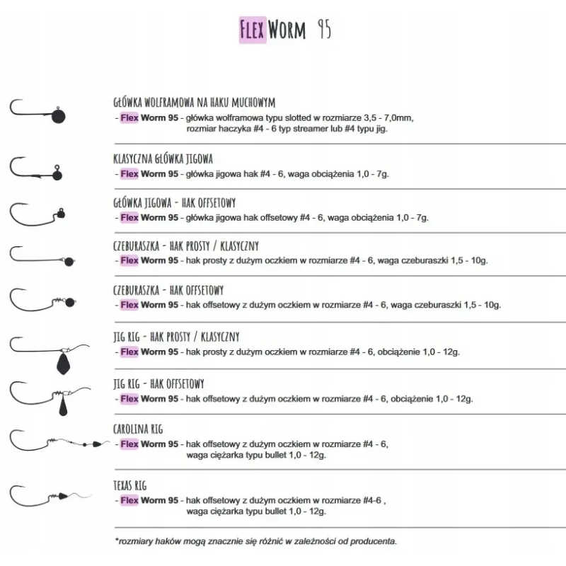 Libra Lures Flex Worm 9,5cm 020 Purple Ser 1szt