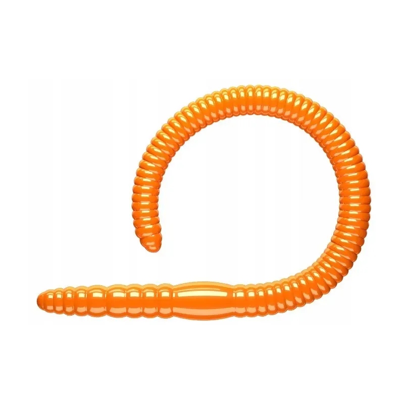 Libra Lures Flex Worm 9,5cm 011 Hot Orange Ser 1szt