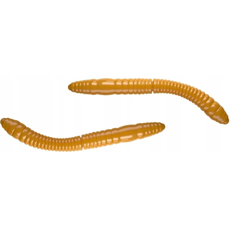 Libra Lures Fatty DWorm Tourna 6.5cm 008 Dark Yellow KRYL1szt