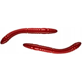 Libra Lures Fatty DWorm Tourna 5.5cm 021 Red Bez Zapachu 1szt