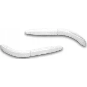 Libra Lures Fatty DWorm Tourna 5.5cm 001 White KRYL 1szt
