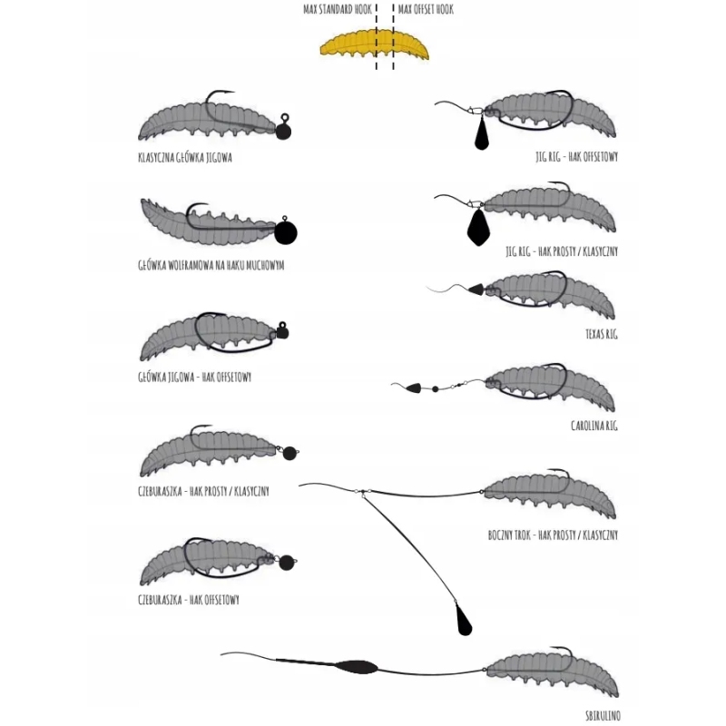 Libra Lures Larva 005 Cheese Czosnek 3,5cm 1 szt. Libra Lures Larva 005 Cheese Czosnek 3,5cm 1 szt.