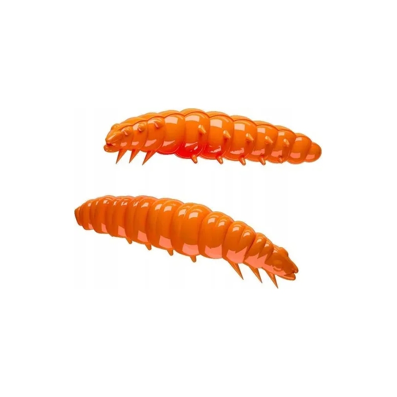 Libra Lures Larva 011 Hot Orange Bez aromatu 3,5cm 1 szt.