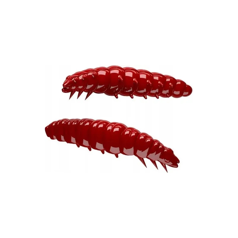 Libra Lures Larva 021 Red Bez aromatu 3cm 1 szt. Libra Lures Larva 021 Red Bez aromatu 3cm 1 szt.