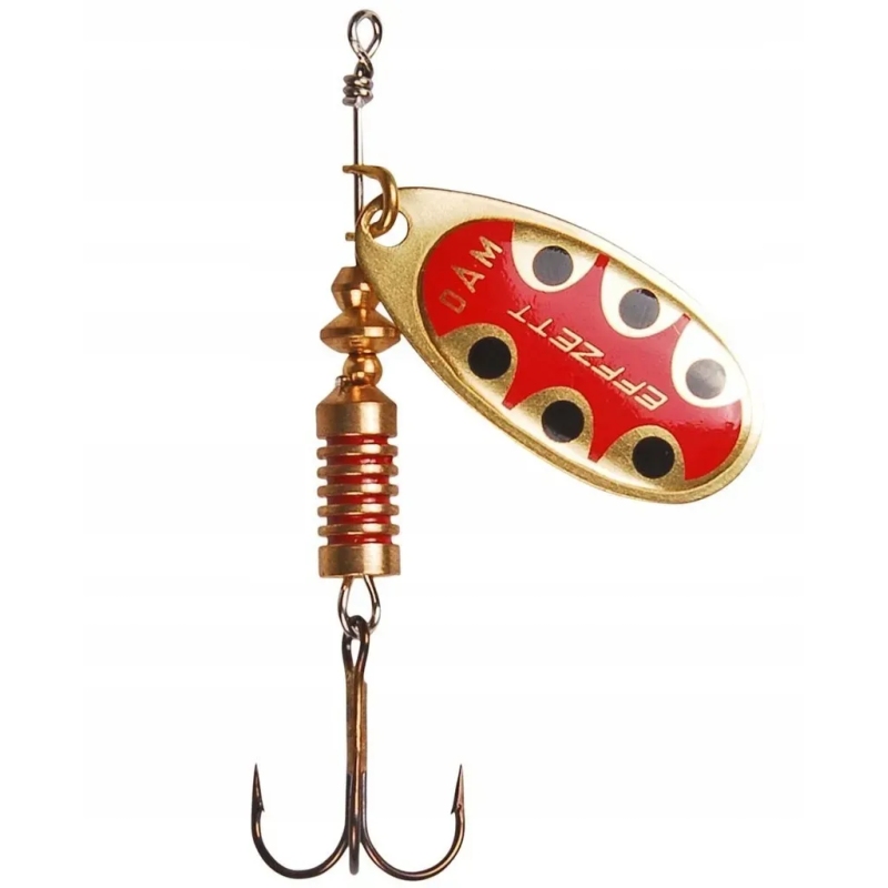 Błystka Obrotówka Dam Effzett Standard 2/4g COPPER BLACK DOT