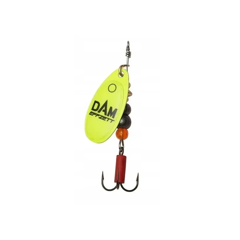 Błystka Obrotówka Dam Fluo Spinner 3/6g YELLOW