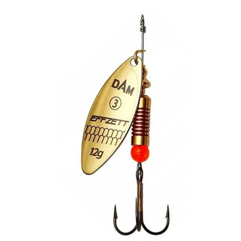Błystka Obrotówka Dam Effzett Predator Spinner 0/3g Gold