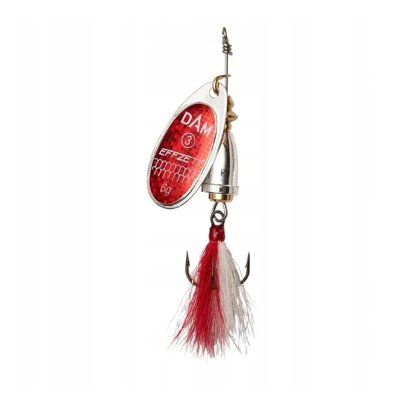 Błystka Obrotówka Dam Effzett Executor 3/6g DRESSED RF RED