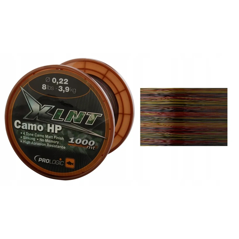 ŻYŁKA PROLOGIC XLNT HP 0,38mm 1000m 20lbs CAMO