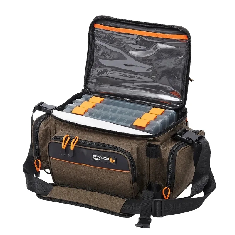 Torba Wędkarska Savage Gear System Box Bag z pudełkami XL 59l