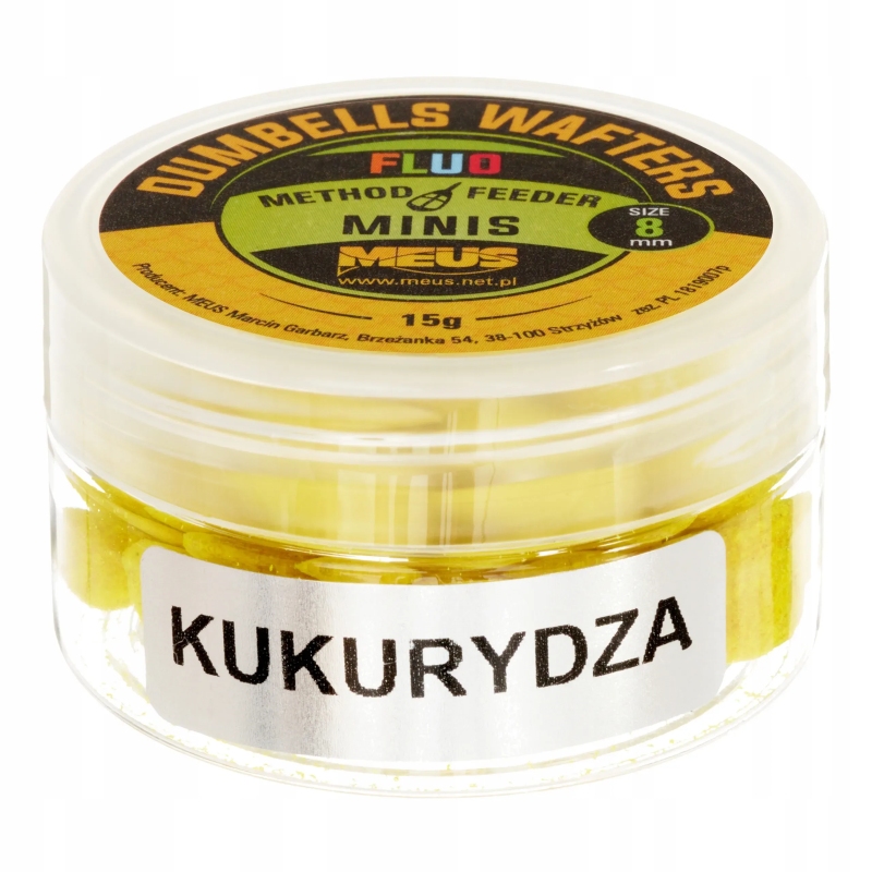 Meus Dumbells Fluo Wafters MINIS Kukurydza 8mm