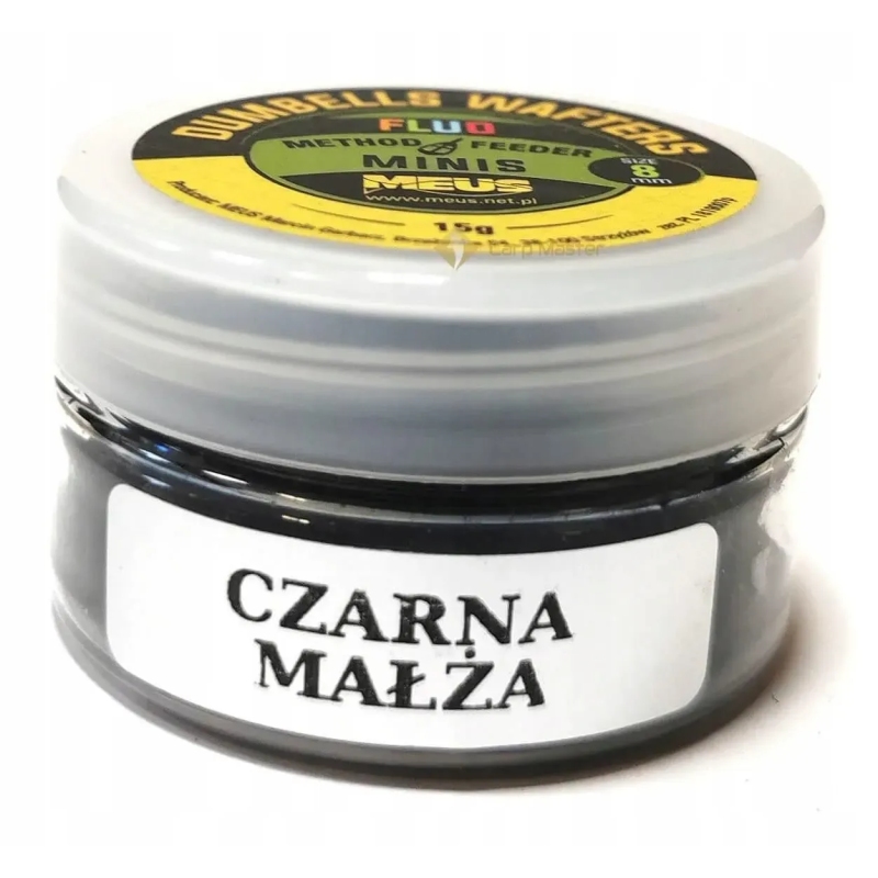 Meus Dumbells Fluo Wafters 8mm Czarna Małża Minis