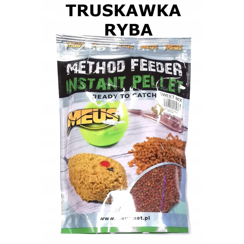 Meus Pellet do Method Feeder Truskawka Ryba 700g
