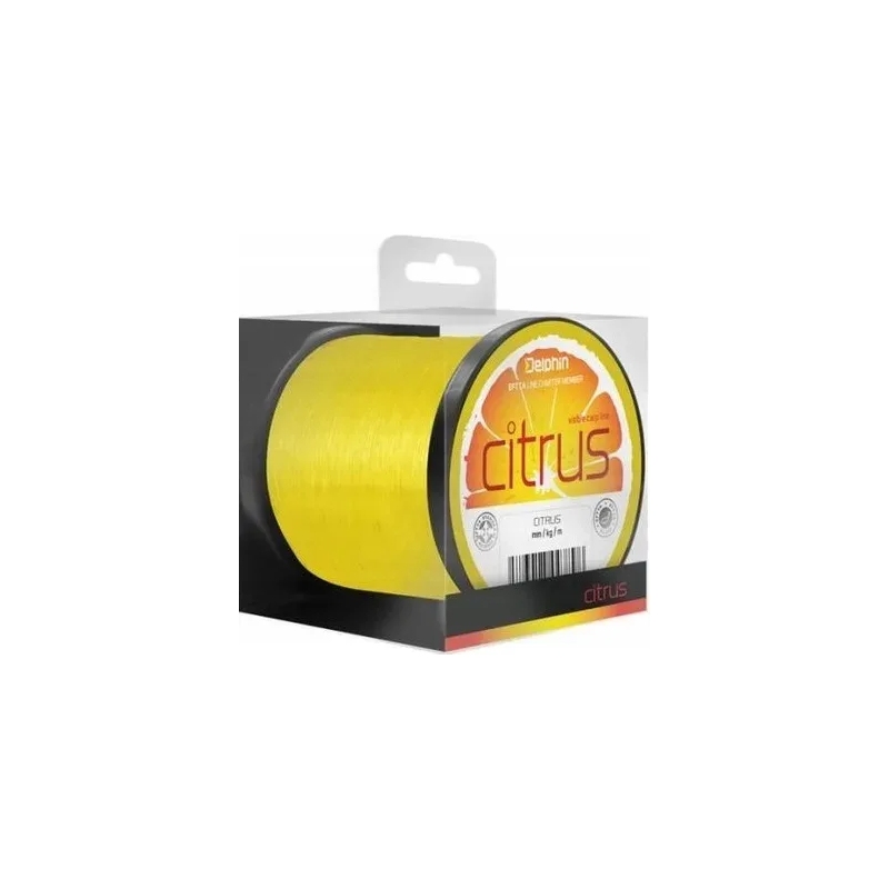 Żyłka Delphin Citrus Żółta 0,28mm / 600m 5,9 kg Żyłka Delphin Citrus Żółta 0,28mm / 600m 5,9 kg