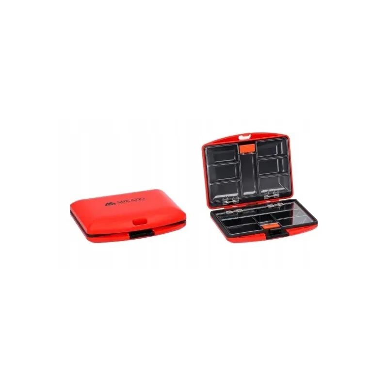 Pudełko dwustronne organizer na akcesoria wędkarskie haczyki krętlik