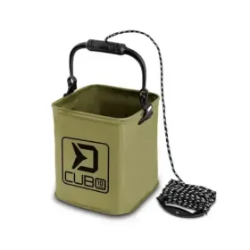 Wiadro składane na zanętę 5l Delphin CUBO sznurek