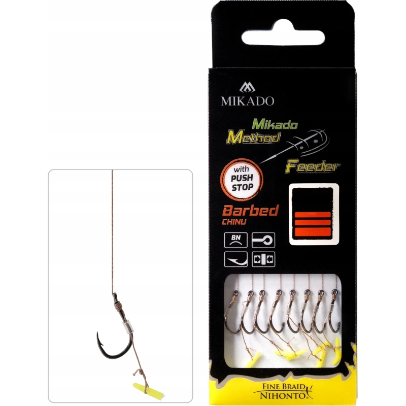 MIKADO PRZYPON METHOD PLECIONKA PUSH STOP HAK 10