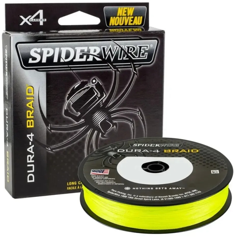 Plecionka Spiderwire Dura 4 Yellow 0,20mm/17kg 150m Plecionka Spiderwire Dura 4 Yellow 0,20mm/17kg 150m
